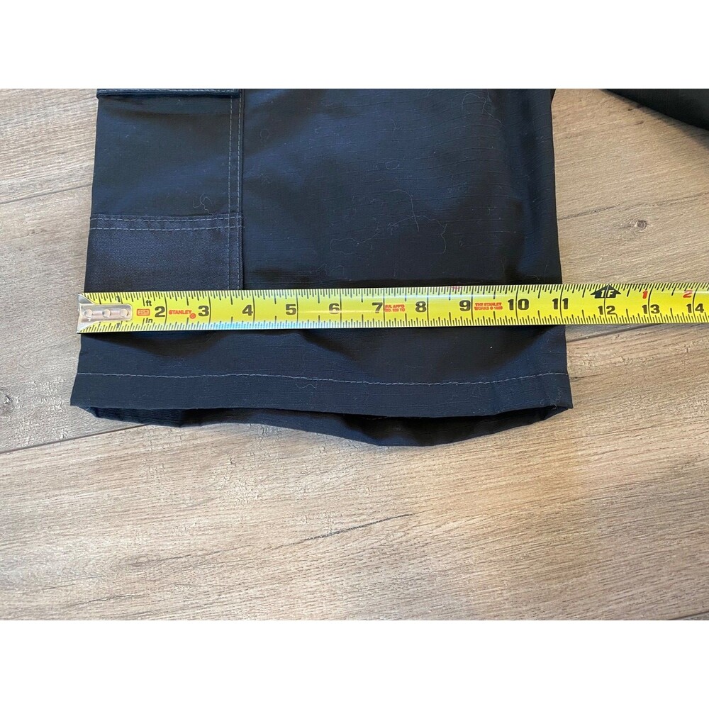 DeWalt Ripstop Work Shorts Mens 38X11 Black Cargo Logo Canvas DXWW50026 - Picture 7 of 9